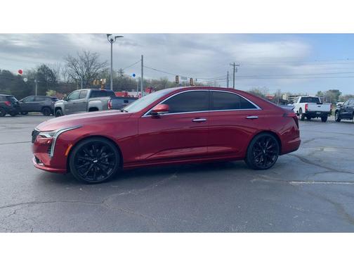 Infrared Tintcoat 2022 Cadillac CT4 Luxury