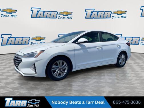 Quartz White Pearl 2019 Hyundai ELANTRA SEL