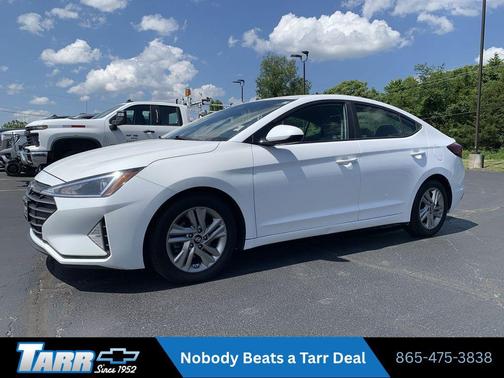 Quartz White Pearl 2019 Hyundai ELANTRA SEL