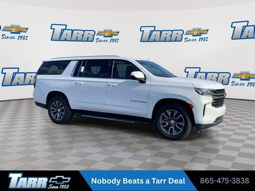 Summit White 2021 Chevrolet Suburban LT