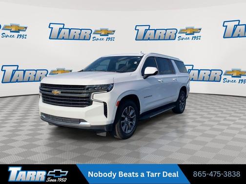 Summit White 2021 Chevrolet Suburban LT