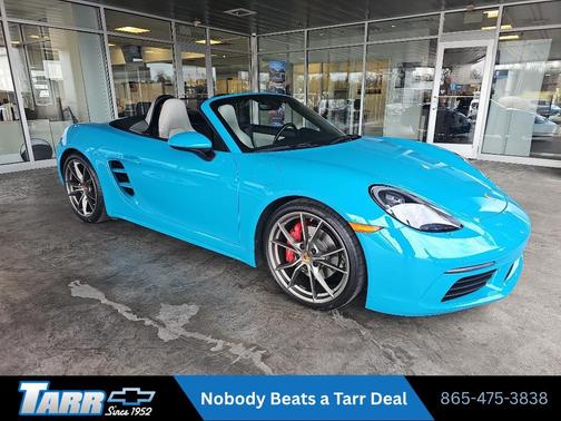 Miami Blue 2018 Porsche 718 Boxster S