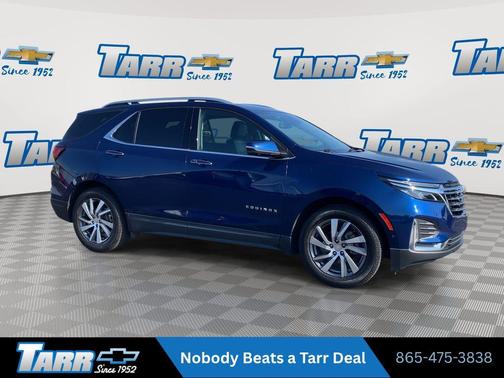 Blue Glow Metallic 2022 Chevrolet Equinox Premier w/1LZ