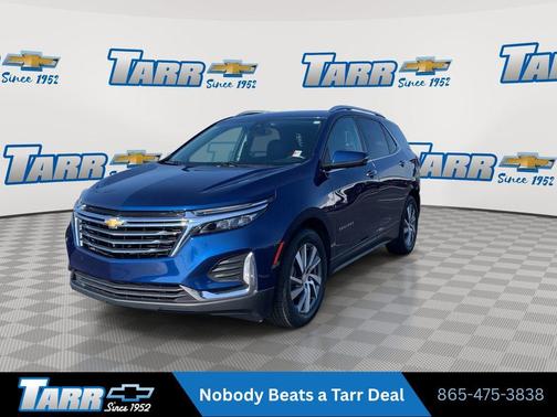 Blue Glow Metallic 2022 Chevrolet Equinox Premier w/1LZ