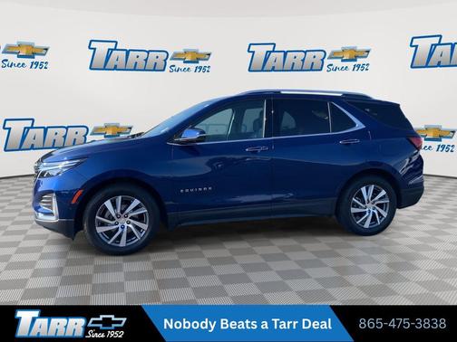 Blue Glow Metallic 2022 Chevrolet Equinox Premier w/1LZ