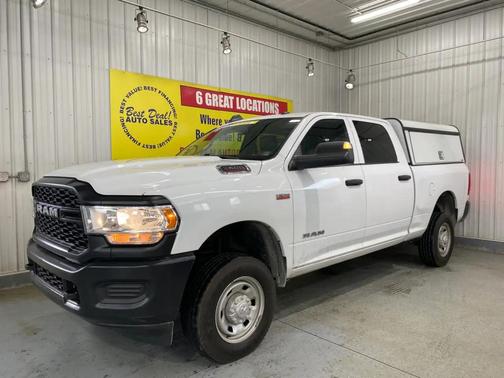 Bright White Clearcoat 2021 RAM 2500 Tradesman Crew Cab 4x4 6'4' Box