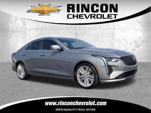 Silver Metallic 2024 Cadillac CT4 Premium Luxury