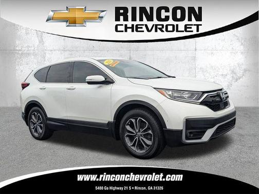 Platinum White Pearl 2020 Honda CR-V 2WD EX-L