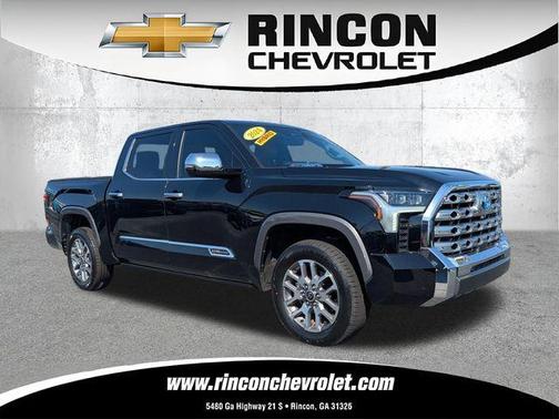 Midnight Black Metallic 2024 Toyota Tundra Hybrid 1794 Edition