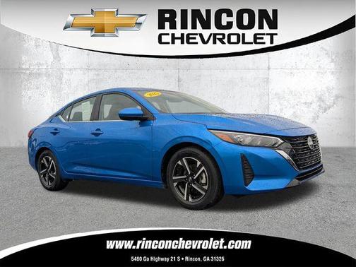 Electric Blue Metallic 2025 Nissan Sentra SV