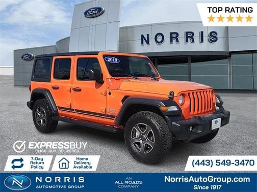 2019 Jeep Wrangler Unlimited Sport