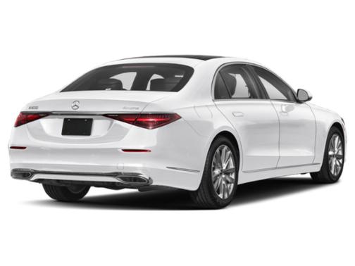 Moonlight White 2026 Mercedes-Benz S-Class S 500 4MATIC