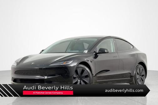 Black 2025 Tesla Model 3 Long Range