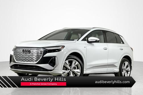 Glacier White Metallic 2023 Audi Q4 e-tron 50 Premium