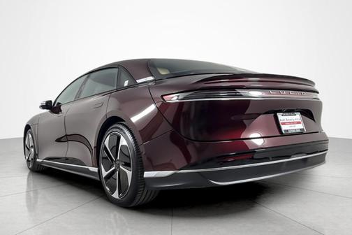 Maroon 2025 Lucid Air Grand Touring