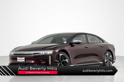 Maroon 2025 Lucid Air Grand Touring