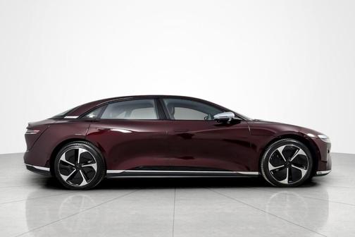 Maroon 2025 Lucid Air Grand Touring