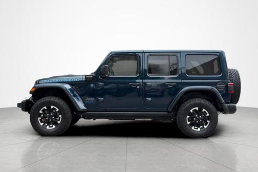 Blue 2025 Jeep Wrangler 4xe Rubicon