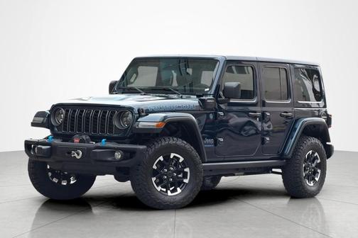 Blue 2025 Jeep Wrangler 4xe Rubicon