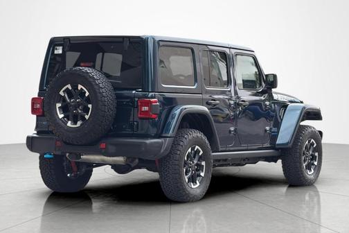 Blue 2025 Jeep Wrangler 4xe Rubicon