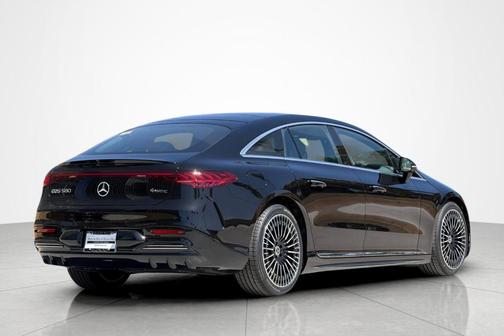 Obsidian Black Metallic 2026 Mercedes-Benz EQS 580 Base 4MATIC