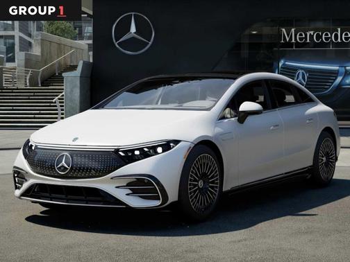 Moonlight White 2026 Mercedes-Benz EQS 450+ Base