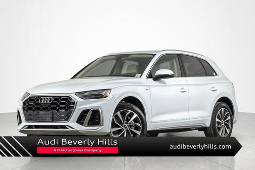 Glacier White Metallic 2023 Audi Q5 45 S line Premium Plus