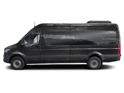 Obsidian Black Metallic 2025 Mercedes-Benz Sprinter 2500 144 WB Standard Roof Passenger