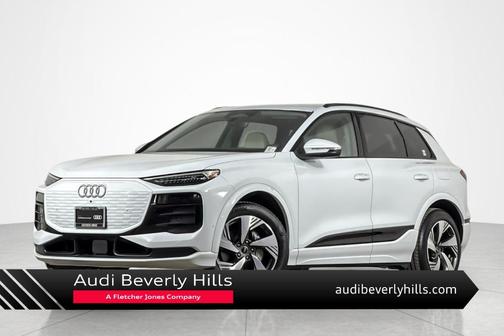 Glacier White Metallic 2025 Audi Q6 e-tron Premium