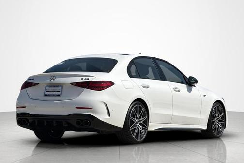 Polar White 2026 Mercedes-Benz AMG C 43 Base 4MATIC