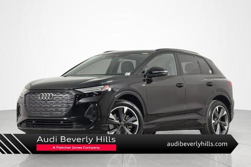 Mythos Black Metallic 2024 Audi Q4 e-tron 50 Premium