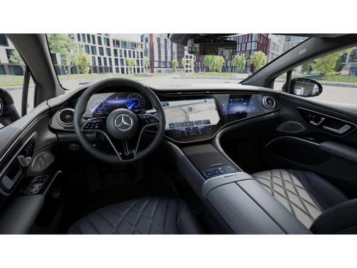Black 2026 Mercedes-Benz EQS 450 Base 4MATIC