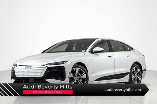 Glacier White Metallic 2025 Audi A6 e-tron Premium