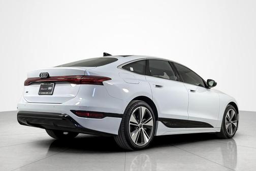 Glacier White Metallic 2025 Audi A6 e-tron Premium