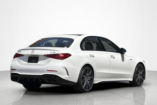 Polar White 2026 Mercedes-Benz AMG C 43 Base 4MATIC