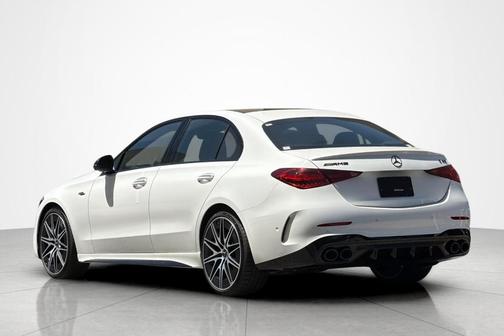 Polar White 2026 Mercedes-Benz AMG C 43 Base 4MATIC