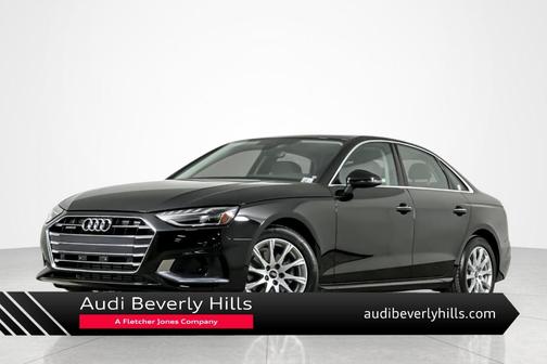 Brilliant Black 2023 Audi A4 40 Premium