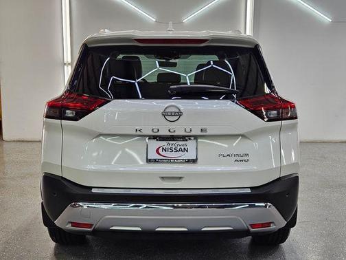 White 2023 Nissan Rogue Platinum