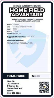 2025 Ford Bronco Heritage Edition