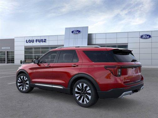 Rapid Red Metallic Tinted Clearcoat 2026 Ford Explorer Platinum