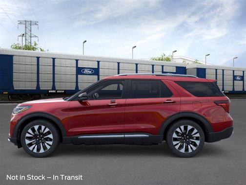 Rapid Red Metallic Tinted Clearcoat 2026 Ford Explorer Platinum