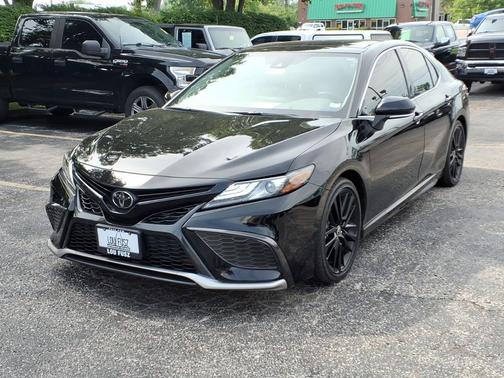 Midnight Black Metallic 2022 Toyota Camry XSE