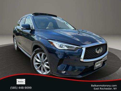 Blue 2021 INFINITI QX50 ESSENTIAL