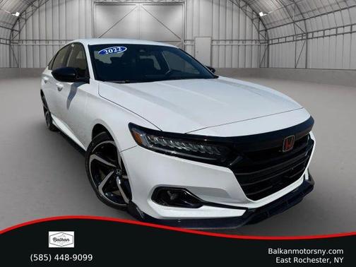 White 2022 Honda Accord Sport 1.5T