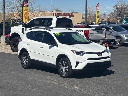 Super White 2017 Toyota RAV4 LE