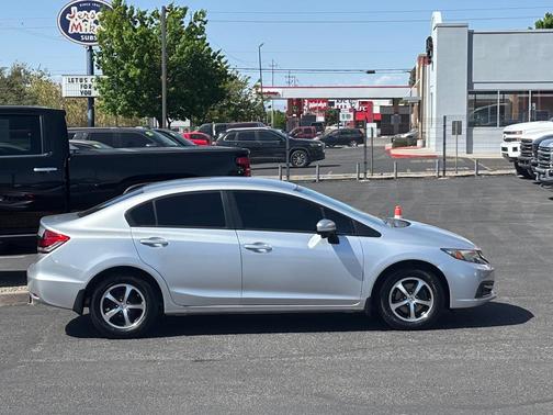 Alabaster Silver Metallic 2015 Honda Civic SE