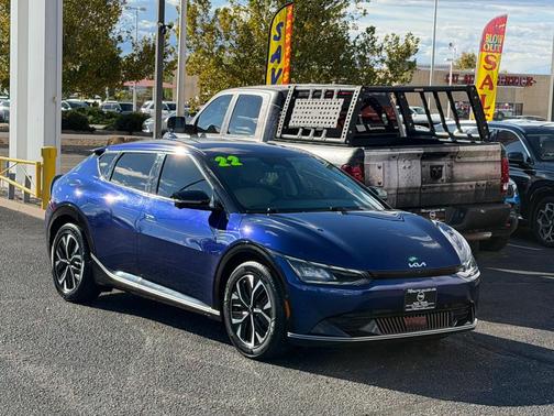 Yacht Blue 2022 Kia EV6 Wind