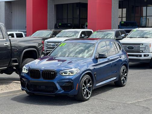 Phytonic Blue Metallic 2021 BMW X3 M Competition
