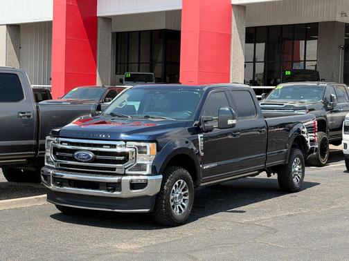Antimatter Blue Metallic 2022 Ford F-350 Lariat