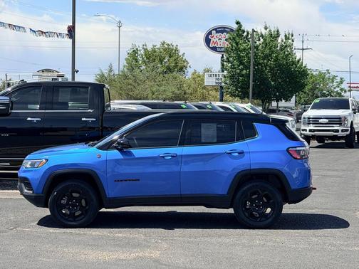 Laser Blue Pearlcoat 2023 Jeep Compass Trailhawk